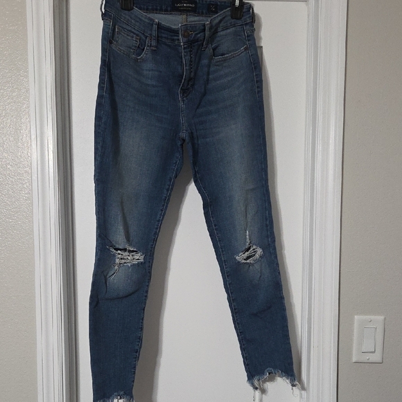 Lucky Brand Denim - Lucky Brand "Ava Skinny" Jeans with Rips